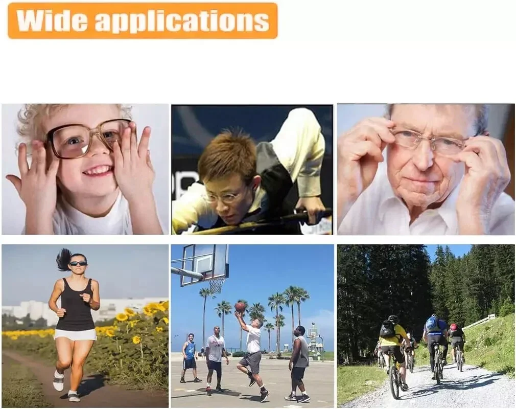 6 Pairs Glasses End Tips Eyeglass Anti Slip Ear Sock Pieces Tube Black 2