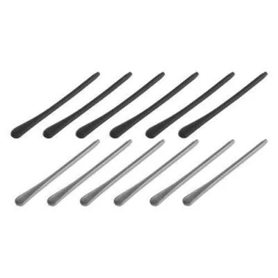 6pairs Silicone Eyeglass End Tips Ear Sock Pieces Tube Replacement for Thin